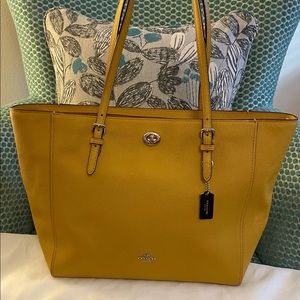 Coach Turn Lock Tote
